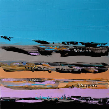 Peinture intitulée "Un mirage" par Muriel Cayet, Œuvre d'art originale