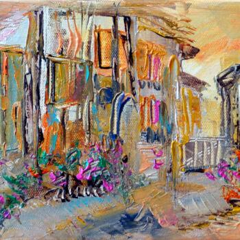"Rue des Jardins" başlıklı Tablo Muriel Cayet tarafından, Orijinal sanat