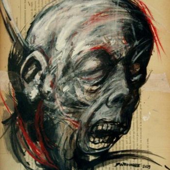 绘画 标题为“Histoire et Visage…” 由Claude Duvauchelle, 原创艺术品
