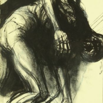 Drawing titled "Page Petit Carnet 2…" by Claude Duvauchelle, Original Artwork, Ink