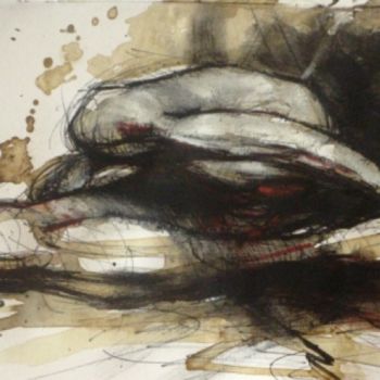 Pittura intitolato "Petit Format 3. 22x…" da Claude Duvauchelle, Opera d'arte originale, Acrilico