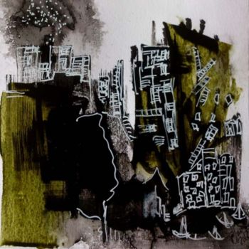图画 标题为“Paysage d'aujourd'h…” 由Valerie Nunes, 原创艺术品