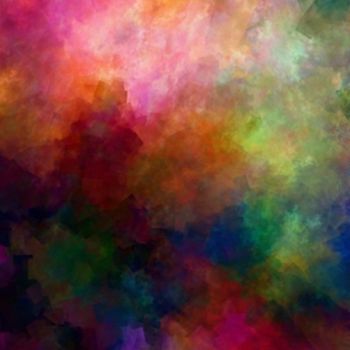 Arts numériques intitulée "Que la joie demeure…" par Françoise Aubert-Moreau, Œuvre d'art originale, Peinture numérique