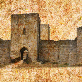 「La forteresse du me…」というタイトルのデジタルアーツ Max Parisot Du Lyaumontによって, オリジナルのアートワーク, 写真モンタージュ