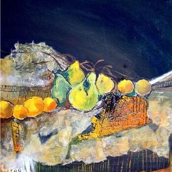 Peinture intitulée "Nature morte" par Catherine Suchocka, Œuvre d'art originale