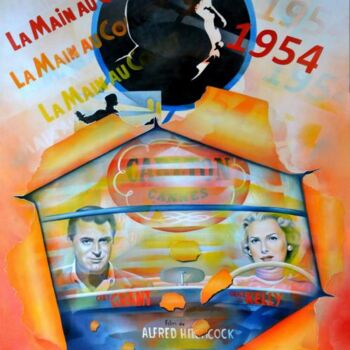 Peinture intitulée "la main au collet" par Jeannette Guichard-Bunel, Œuvre d'art originale, Autre