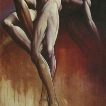 「FIGURATION CHRISTIQ…」というタイトルの絵画 Claude Duvauchelleによって, オリジナルのアートワーク