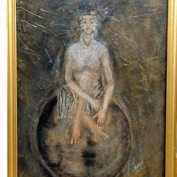Peinture intitulée "FEMME DU MONDE" par Catherine Lesueur (C.Lesueur), Œuvre d'art originale, Huile