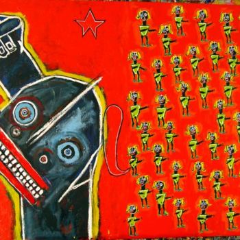 Peinture intitulée "ROLE MODEL" par Matt Sesow, Œuvre d'art originale, Huile