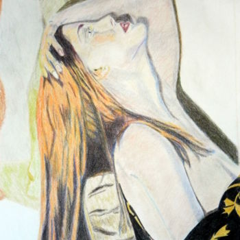Drawing titled "Mannequin" by Brigitte Mathé (MBL), Original Artwork, Pencil