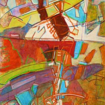 Peinture intitulée "Battos" par Philippe Casaubon, Œuvre d'art originale, Huile