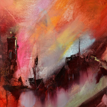 "Luna" başlıklı Tablo Muriel Cayet tarafından, Orijinal sanat