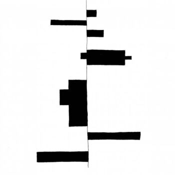 Dessin intitulée "schéma _escalade 5…" par Serge Chamchinov, Œuvre d'art originale