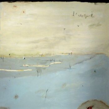 Peinture intitulée "les oiseaux" par Philippe Roussel, Œuvre d'art originale, Huile