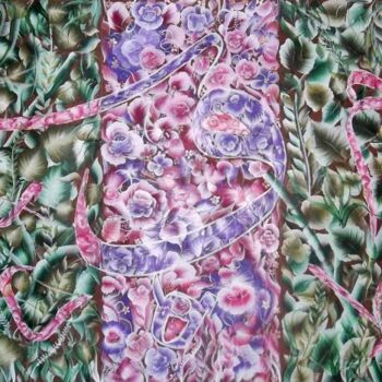 Peinture intitulée "CALLIGROSE" par Sami Gharbi, Œuvre d'art originale, Autre