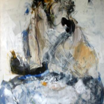 Peinture intitulée "Tendresse 100x70cm…" par Catherine Monmarson, Œuvre d'art originale