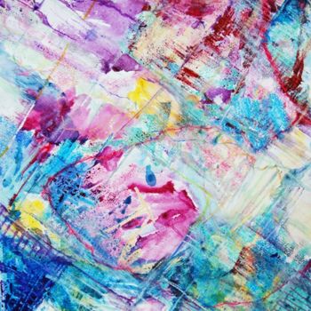 Painting titled "Colored Winter" by Dmitri Matkovsky, Original Artwork, Oil