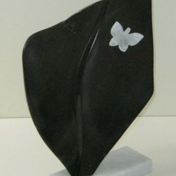 Sculpture intitulée "Luminous point" par Jef Geerts, Œuvre d'art originale, Pierre