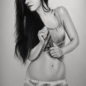 Drawing titled "elsa bleda,ercanseb…" by Ercan Sebat, Original Artwork, Other