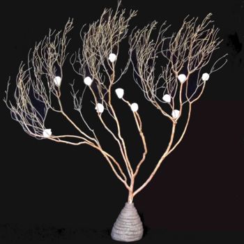 Sculpture titled "Fruits étranges" by Batich, Original Artwork, Mixed Media