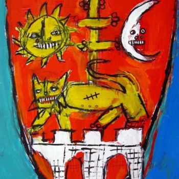 Peinture intitulée "Albi Sesow in" par Matt Sesow, Œuvre d'art originale, Huile