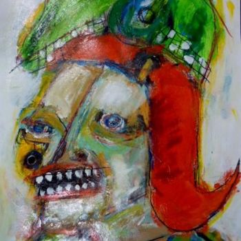 Peinture intitulée "Bonnie" par Matt Sesow, Œuvre d'art originale, Huile