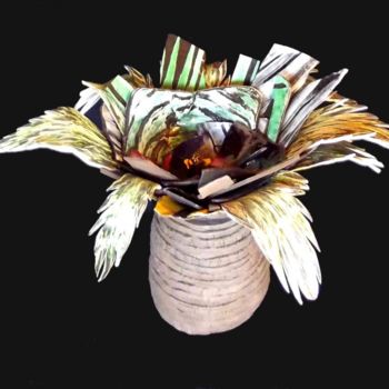 Sculpture titled "palmier" by Batich, Original Artwork