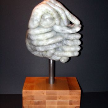 Skulptur mit dem Titel "Hände 1" von Andimar, Original-Kunstwerk