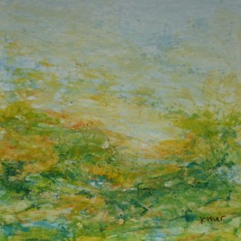 Peinture intitulée "Vibrations" par Patrick Jossier, Œuvre d'art originale, Acrylique