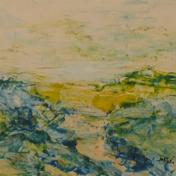 Peinture intitulée "Paysage abstraction…" par Patrick Jossier, Œuvre d'art originale, Acrylique