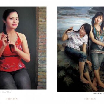 Malerei mit dem Titel "杨国祥老师画册初稿4.jpg" von Yang Guo Xiang, Original-Kunstwerk, Öl