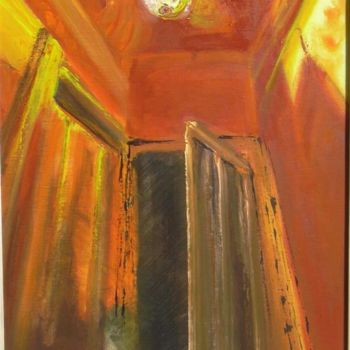 Peinture intitulée "Lanterne" par Nathalie Torrents, Œuvre d'art originale