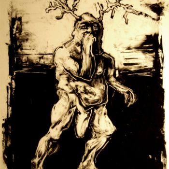 Artisanat intitulée "Sauvage." par Frhégo, Œuvre d'art originale