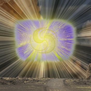 Arts numériques intitulée "Le ying et le yang" par Max Parisot Du Lyaumont, Œuvre d'art originale, Photo montage