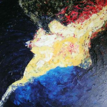 Pittura intitolato "Coulée" da Vall, Opera d'arte originale, Acrilico