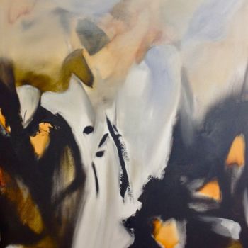 Painting titled "proche de la Chine" by Marcel Gris, Original Artwork, Oil
