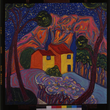 Peinture intitulée "ektachromes-6x6-inc…" par Igor Marceau, Œuvre d'art originale