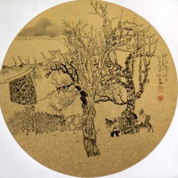 Malerei mit dem Titel "40.jpg" von Dong Lin Zhang, Original-Kunstwerk