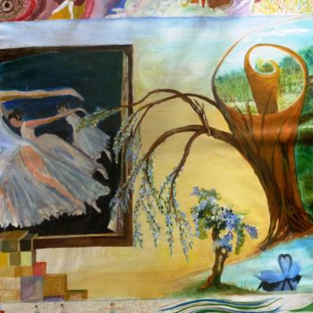 Peinture intitulée "projet-commun-005.j…" par Lapiche, Œuvre d'art originale
