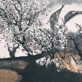 Painting titled "68x138-2010.jpg" by Dong Lin Zhang, Original Artwork