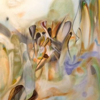 Peinture intitulée "orchidées réunionna…" par Marcel Gris, Œuvre d'art originale, Huile