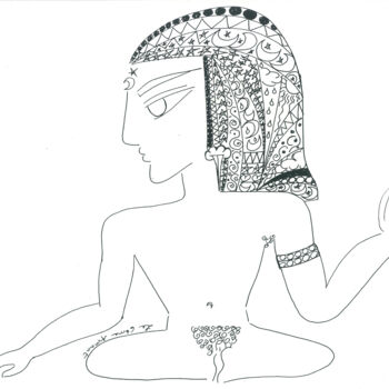 Dibujo titulada "LE 6eme AMANT(THE 6…" por Toni Barca, Obra de arte original