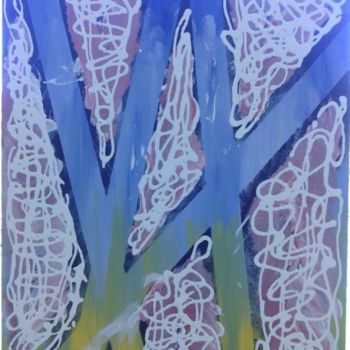 Painting titled "Negative Space Expe…" by Raymond Legare, Original Artwork, Oil