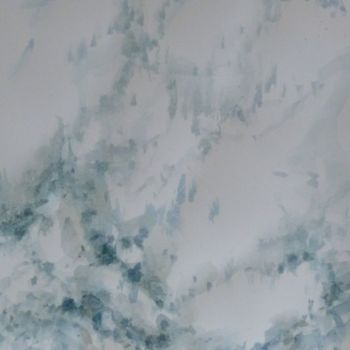 Peinture intitulée "Impression 2 . Mont…" par Patrick Jossier, Œuvre d'art originale, Acrylique