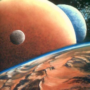 Peinture intitulée "42.jpg" par Murielle Léger, Œuvre d'art originale, Autre