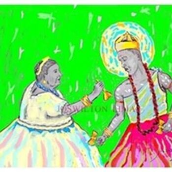 「Pintura digital / X…」というタイトルの絵画 Joswilton Limaによって, オリジナルのアートワーク, オイル