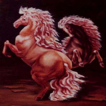 Painting titled "Coreografia / coreo…" by Joswilton Lima, Original Artwork, Oil