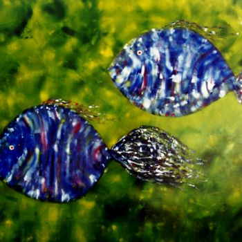 「Igarapé Verde/ Fish…」というタイトルの絵画 Joswilton Limaによって, オリジナルのアートワーク, その他