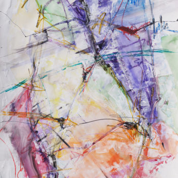 Painting titled "Plan for Underwater…" by Dmitri Matkovsky, Original Artwork, Oil