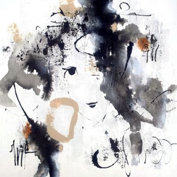 Peinture intitulée "Soul's vibrations 11" par Isabelle Mignot, Œuvre d'art originale, Huile